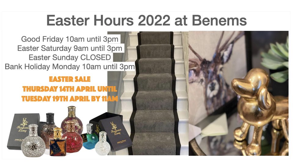 Easter Trading Hours at Benems 2022