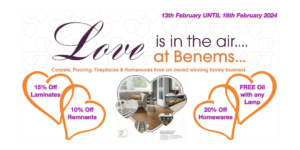 Love is in the Air at Benems this Valentines